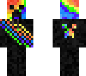 rainbow creeper with cool pattern
