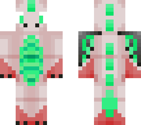 red and green white dragon
