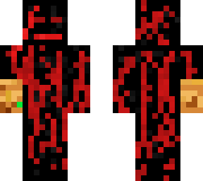 red monster with infinity gauntlet