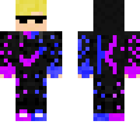 skin with k and glasses