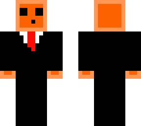 slime con traje naranja