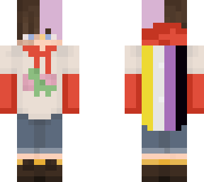 split dye dino hoodie enby cape