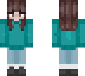 teal sweater but edited <3