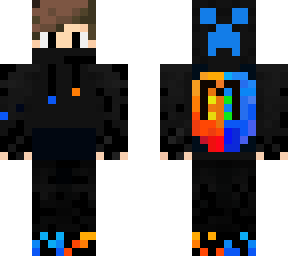 techno gamerz skin with m written