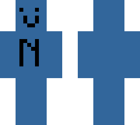the blue n guy.