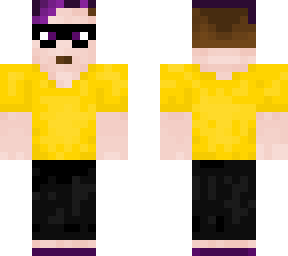 yellow tshirt glasses