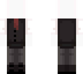 black fancy suit