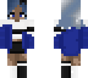 blue skin