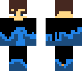 blue skin