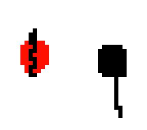broken heart plus black balloon