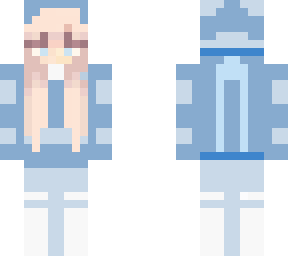 cute blue bear girl