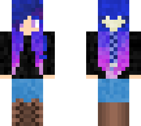 galaxy themed girl