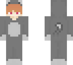 ginger in a cat onesie