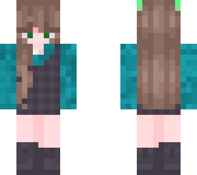 girl in overal dress