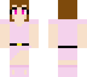 girl with pink dress