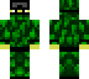 heavy camouflaged soldier