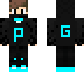 letter p blue gamer