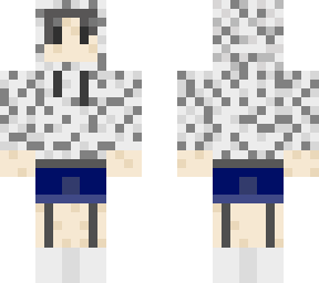 minecraft skeleton/cobblestoneish sweater