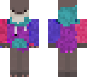 otter in purpled merch