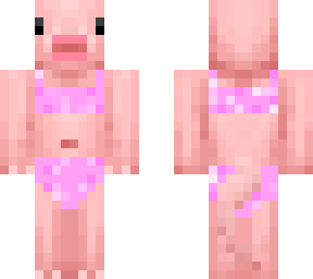 pink axolotl with bathing suit
