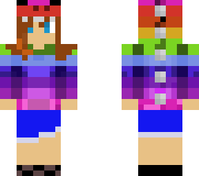 rainbow dino_hoodie (girl)