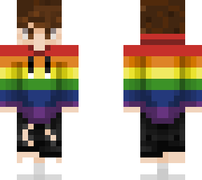 rainbow hoodie boy