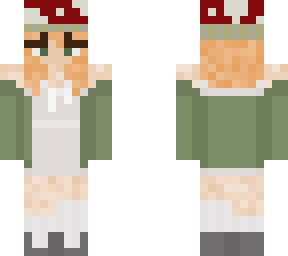 red hair edit mushroom girl