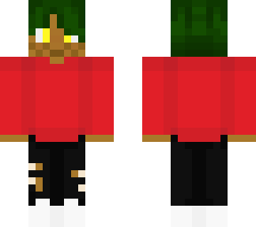 red sweater n black jeans
