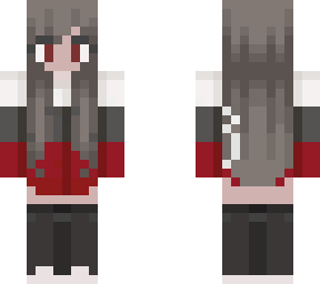 white, gray, and red dress