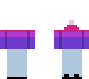 bi flag sweater + pants and accesory
