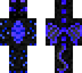 black and purple dragon