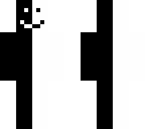 black and white