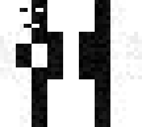 black white