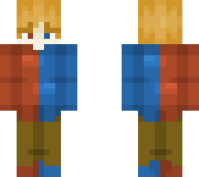 blue and red