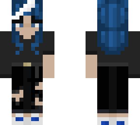 blue e girl edit