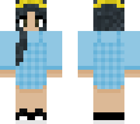 blue plain plaid - girl
