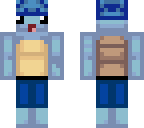 blue turtle with swimsuit