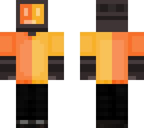 computer- orange and yellow