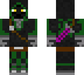 endermen in a cloak