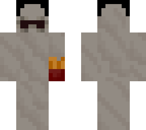 ghost wearing glasses eating mcdonald's french fries from the tik tok  trend