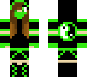 green ninja girl