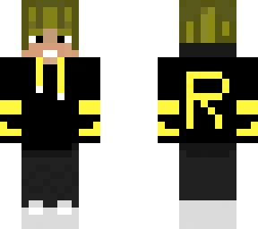 green yellow boy hoodie