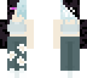 half enderman:}