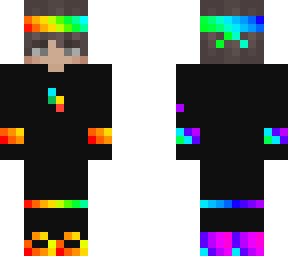 my skin rainbow (no glasses)