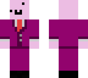 pink guy with a tuxedo