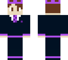 purple boi wit purple crown