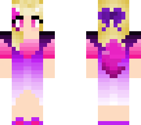 purple magic girl