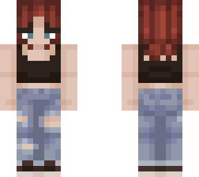 red hair aesthetic girl