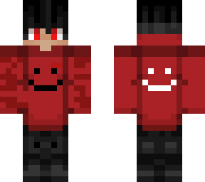 red hoodie