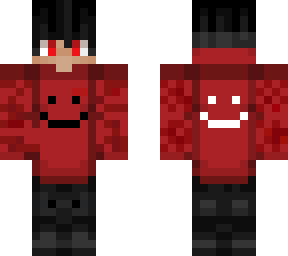 red hoodie